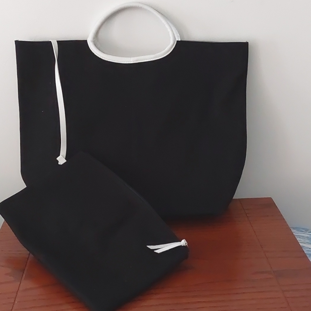NWOT Ann Taylor Loft Tote and Clutch